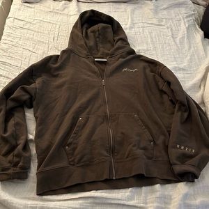 Young LA Brown zip up